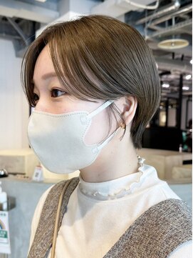 アイティーバイアルバム 藤沢店(IT by ALBUM) ナチュラルショート_マチルダボブピンクベージュ_ba463411