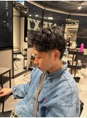 ツーブロックスパイキーショート