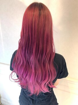 ヘアーサロン リアン 熊谷2号店(hair salon Rien) ピンクカラー♪