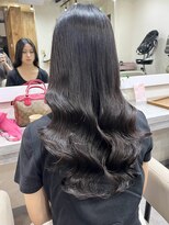 アミー 銀座(Ammy)&nbsp;ロングコテ巻き風パーマデジタルパーマ 纐纈