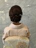 ヘアセット、着付【お太鼓結び】9時　￥16500→15400