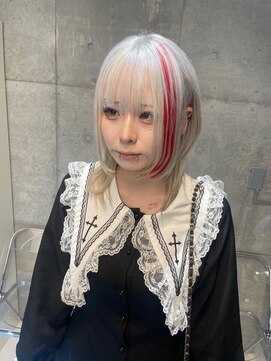 ニューワン バイ ネイバー 立川(Newone by neighbor) レイヤーカットナチュラルハイトーンデザインカラー[立川駅]