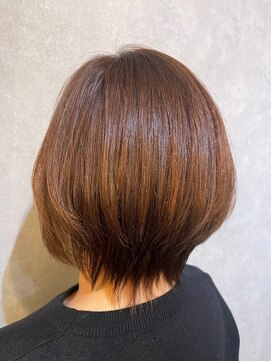 ウィスプ 赤羽店(wisp) 小顔カットのくびれレイヤーボブディ 春カラー 髪質改善#1