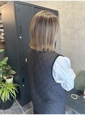 コントラストハイライトバレイヤージュ