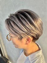 アコ(Aco)&nbsp;バレイヤージュ/ホワイトシルバー/マッシュ