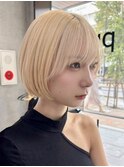 30代40代大人女性/前髪ありショートボブ/ショートヘア/髪質改善