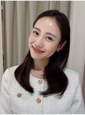 (縮毛矯正/髪質改善/ロングヘア/前髪/韓国レイヤー/小顔)