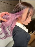 デザインカラーケアブリーチダブルカラーピンクベージュカラー