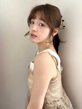 エールバイボヌール(Ere by Bonheur) 玉井】くくっても可愛いミディアムレイヤー/西梅田北新地堂島