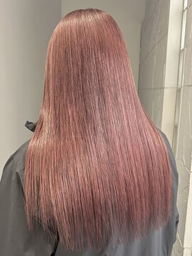 プネル(punel) のあピンクブラウン ピンクカラー ケアブリーチ