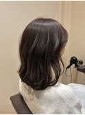 【透明感ブラウン】大人ナチュラルミディ