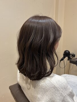 ヘアサロン トラヴィス(hair salon Travis) 【透明感ブラウン】大人ナチュラルミディ
