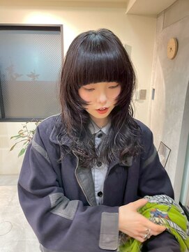 ヘアーブレイス(hair brace) 千葉駅/着物ヘア/大人ガーリー/ダークアッシュ/似合わせカット