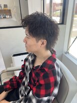 ホワイト(WHITE)&nbsp;ショートウルフ　ソフトツイスト