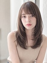 ワゴンバイアフロート(Wagon by afloat) セミロング20代30代ストレートレイヤー前髪なし前髪あり池袋