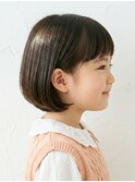 乾かすだけでまとまる♪愛されキッズ・ラウンドボブ