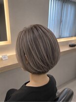 アース コアフュールボーテ 長野駅前店(EARTH coiffure beaute) 白髪ぼかしカラー_アドミオカラー_大人ボブ