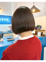 アズグロウ エクラ(AS GROW 'eclat) 大人ガーリー首元美人ボブ