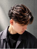 オールデイハローズ 草津店(ALL DAY HELLO'S)&nbsp;メンズ・毛流れハイライトパーマ　滋賀・草津♯127