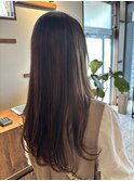 くすみベージュグラデーションカラー