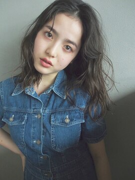 コス(kos) 透け感ダークグレー