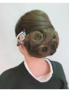 ヘアーバイモンキー(Hair by Monkey) 大人の着物ヘアセット