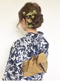 和泉美佳　大人カジュアルな浴衣ヘアセット