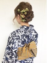 フラココ 荻窪店(hurakoko trico)&nbsp;和泉美佳　大人カジュアルな浴衣ヘアセット