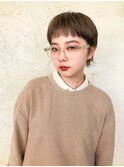 ショートバングが可愛いネオウルフヘア