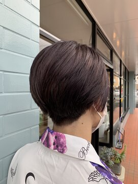 ディードア ヘア ヴィジョン(Ddoor hair vision) メンズ×グレーパープル