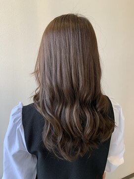 ヘアーサロンシャルム(hair salon charme) ロング グレージュカラー