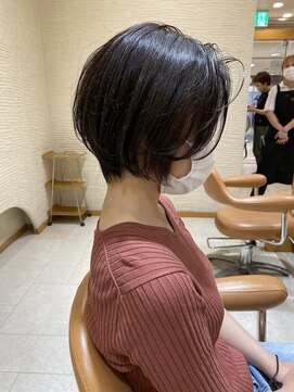 モリオ フロム ロンドン サッポロファクトリー店(morio FROM LONDON) 【morio】札幌ショート　大人かわいい暗髪ショートボブ