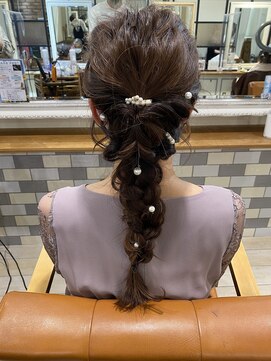 ネオリーブ ジューク 日吉店(Neolive JuQ) 編み下ろし大人アレンジ☆