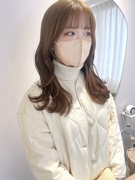 ノック(knock) ＃顔周りカット×抜け感ロングヘア