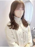 #顔周りカット×抜け感ロングヘア