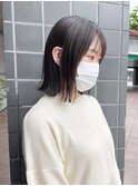 【HOSSY】外ハネボブ_軽め切りっぱなしボブ☆大人ボブ