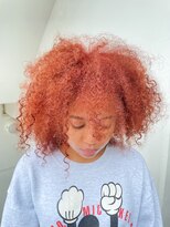 サロンドミルク 新百合ヶ丘店(salon de MiLK)&nbsp;＊あまり人と被らない赤の強いレッドオレンジでハッピーヘアーに