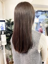 アミュレ(Amule)&nbsp;うる艶暗髪ニュアンスカラーナチュラルロング40代梅ヶ丘美容室