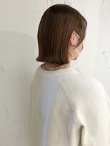 ラミエ バイ メルト 吉祥寺(lamie by melt)&nbsp;"久保田"切りっぱなしボブ暗髪ボブ大人ボブ外ハネボブ