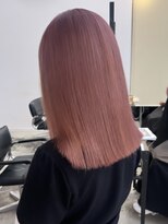 ゲーム 原宿店(GAME)&nbsp;ダブルカラーピンクベージュカラーケアブリーチハイトーン