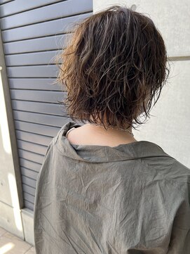 バディヘア ルーツ(BUDDY HAIR ROOTS) ショートボブ×ナチュラルウルフ×グレージュベージュ