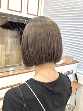 ネオリーブウリ 二子玉川店(Neolive uri) 前髪マチルダボブピンクベージュインナーグレージュ