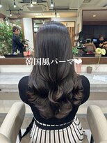 アミー 銀座(Ammy) #コテ巻き風パーマ #パーマロング#韓国風パーマ