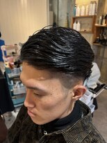 アメラボ(AmeLab)&nbsp;名古屋天白区梅ヶ丘メンズツーブロックオールバックスタイル