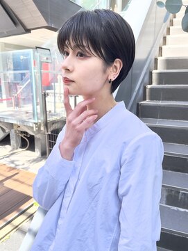 ヌード(NUDE) NUDE ベリーショート暗髪大人ショートボブ コンパクトショート