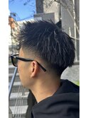【LUDLOW BLUNT】スパイキーフェードカット
