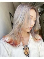 ジーナ(XENA) ケアブリーチ×ハイトーンカラー×裾カラー(渋谷)