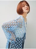 10代20代30代　ウルフボブ/ダブルカラー/シースルーバング