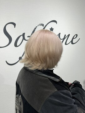 ソッフィオーネ(Soffione) ホワイトカラー/ホワイトベージュ/ミルキーホワイト