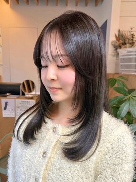 シビバイレボ(CIBI by revo) 韓国風大人レイヤーカット/ミディアムレイヤー/顔まわり/船橋駅